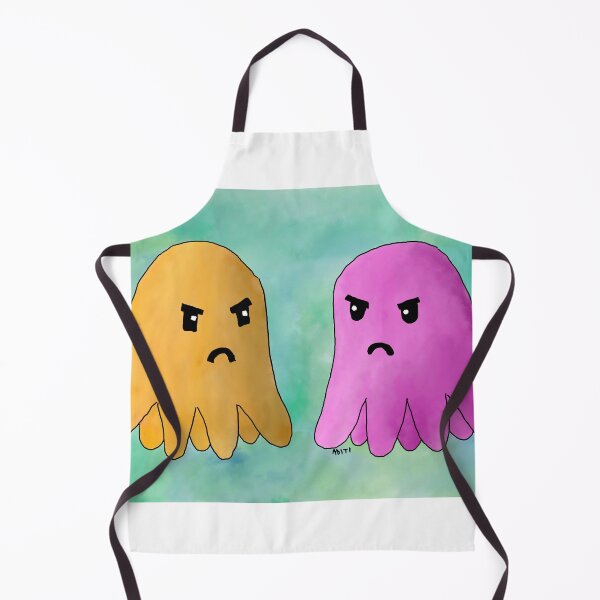 Item preview, Two grumpy octopus friends ocean background designed and sold by aditikkumar.