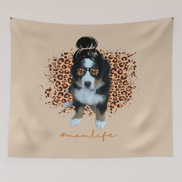 Item preview, Mom Life Leopard Print Bernese Mountain Dog designed and sold by Bitchien.