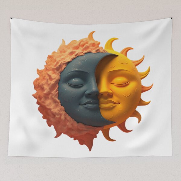 Item preview, Moon and Sun  designed and sold by kalindiStore.