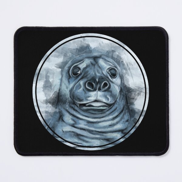 Item preview, Blue seal head with fresh colors, cute graphic ocean animal designed and sold by NadiaChevrel.