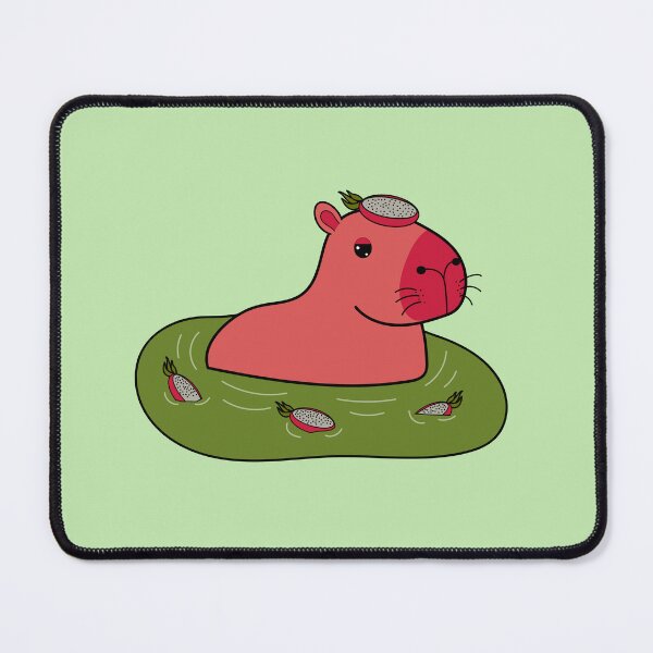 Item preview, Kawaii dragon fruit capybara designed and sold by SunMoonMilk.