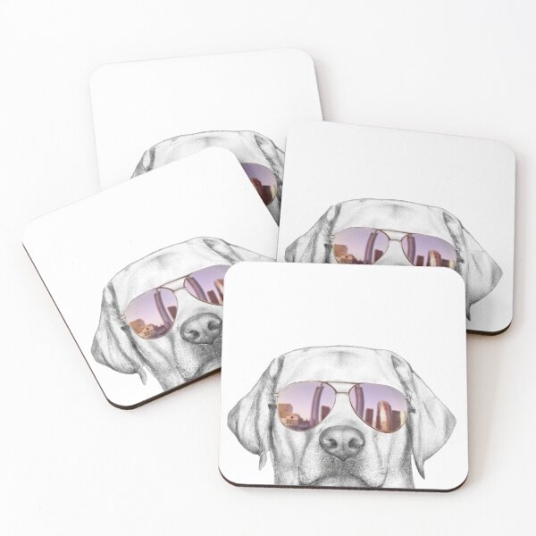 Item preview, Labrador Retriever Wearing Sunglasses designed and sold by TheArtCave.