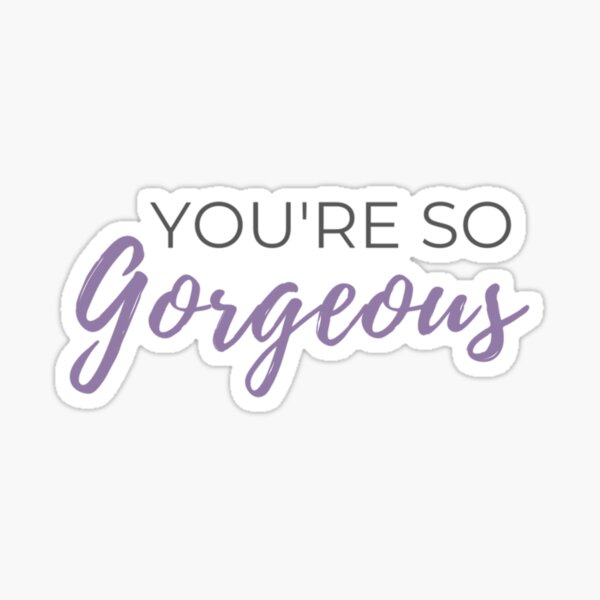 Gorgeous Lyrics - Taylor Swift | Sticker