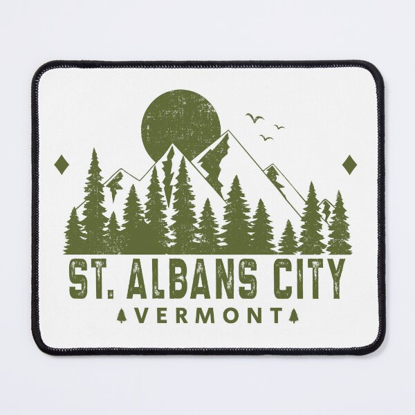 Item preview, St. Albans City Vermont Mountain Souvenir designed and sold by Wild-Outside.