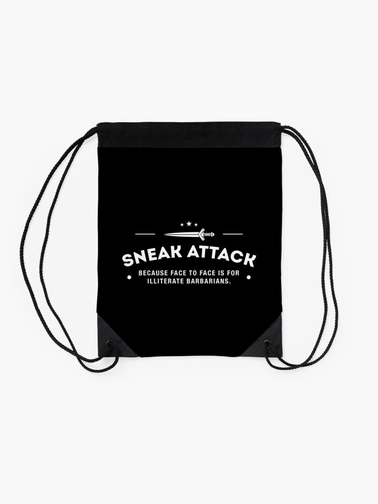 Alternate view of Rogue's Sneak Attack Drawstring Bag