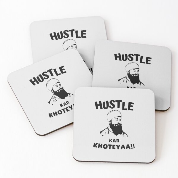 Artikelvorschau, Hustle Kar Khoteyaa – Punjabi-Motivationszitat Jatt Hustle entworfen und verkauft von ThePunjabProjct.