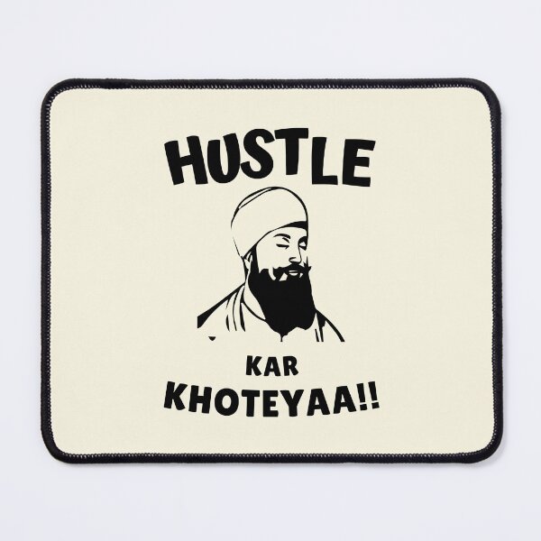 Item preview, Hustle Kar Khoteyaa - Punjabi Motivational Quote Jatt Hustle designed and sold by ThePunjabProjct.