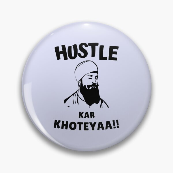 Item preview, Hustle Kar Khoteyaa - Punjabi Motivational Quote Jatt Hustle designed and sold by ThePunjabProjct.