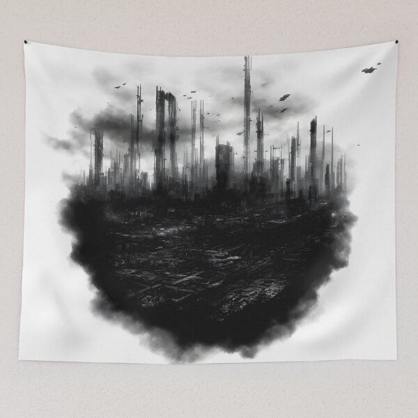 Item preview, Dystopian City Scape designed and sold by Tim Kirman Art.