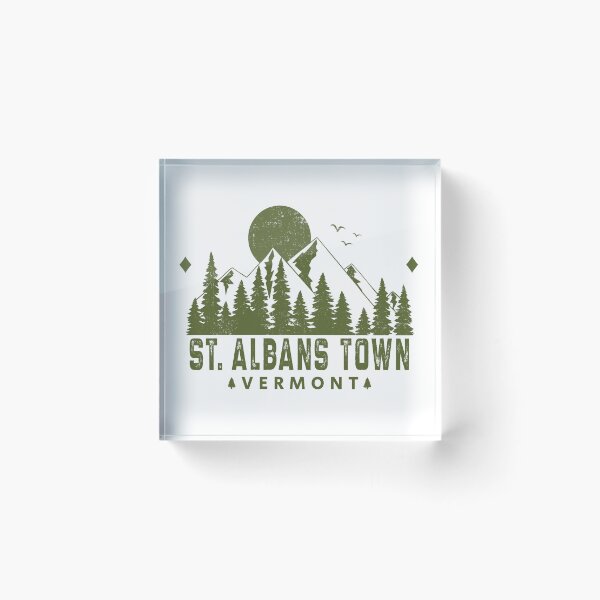 Item preview, St. Albans Town Vermont Mountain Souvenir designed and sold by Wild-Outside.