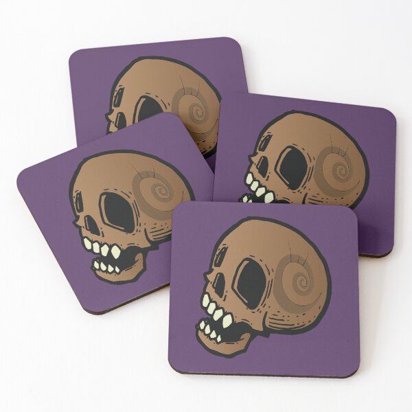 Item preview, Scary skull with a mollusk snail shell head  designed and sold by Donutlovers.