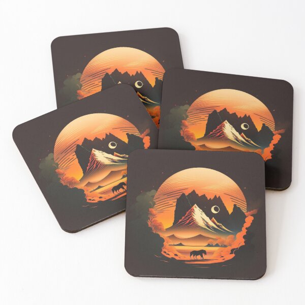 Item preview, orange landscape designed and sold by YoucefARTshope  ⭐⭐⭐⭐⭐.