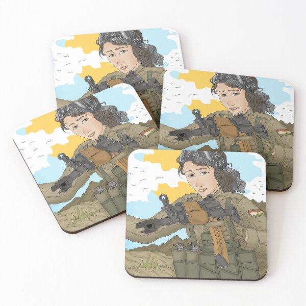 Item preview, kurdish rebel girl. kurdistan. designed and sold by JJadx.