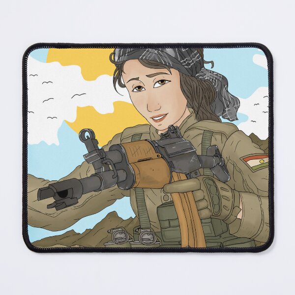 Item preview, kurdish rebel girl. kurdistan. designed and sold by JJadx.