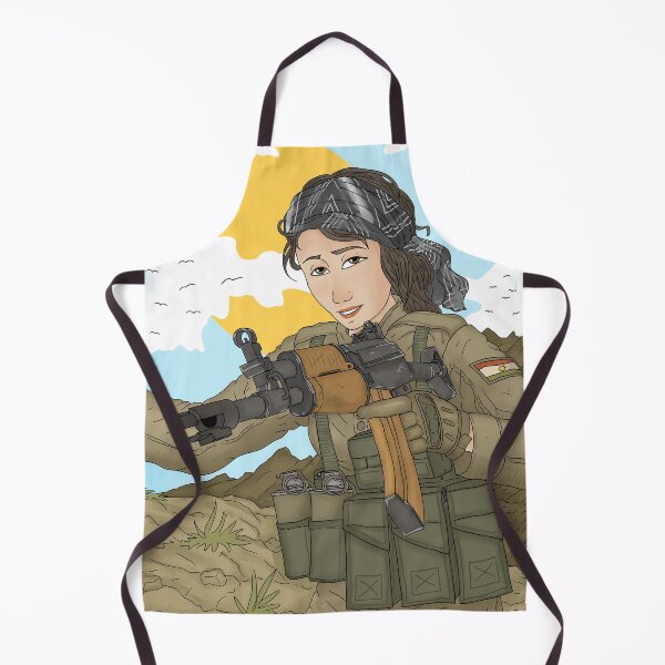 Item preview, kurdish rebel girl. kurdistan. designed and sold by JJadx.