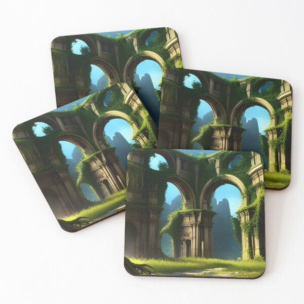 Item preview, Forgotten Serenity: Ruins of the Ancient Temple designed and sold by ZarliaShop.