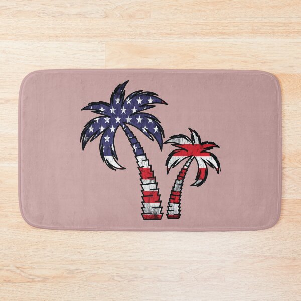 Item preview, Coconut palm tree on grunge american flag  designed and sold by Donutlovers.