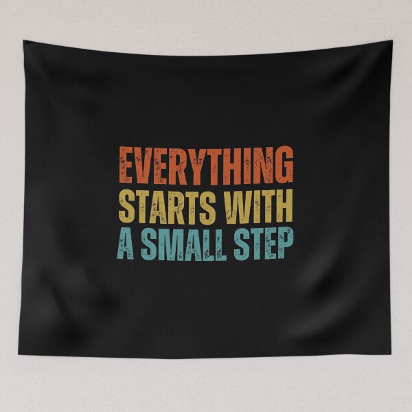 Item preview, Everything starts with a small step designed and sold by TheBeesForYou.