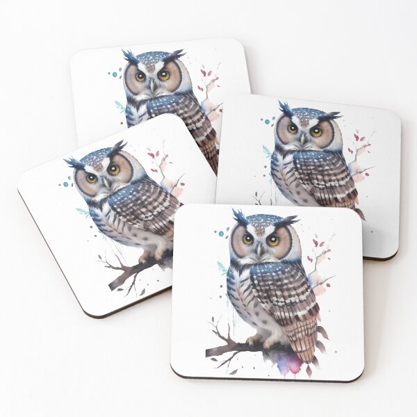 Item preview, Owl on a branch designed and sold by Harmonysens.