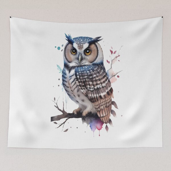 Item preview, Owl on a branch designed and sold by Harmonysens.