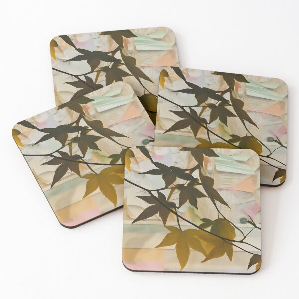Item preview, Maple Leaves on Textured Wall designed and sold by Dana Roper.