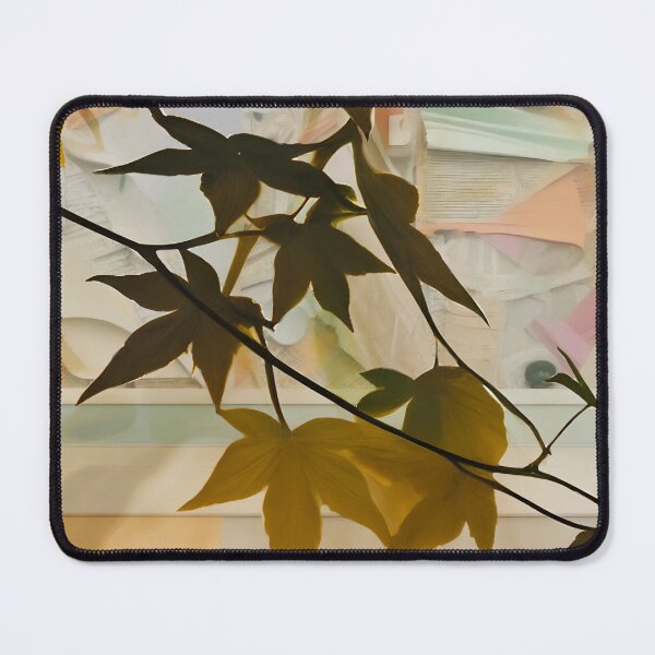 Item preview, Maple Leaves on Textured Wall designed and sold by Dana Roper.