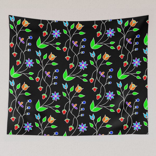 Item preview, White floral designed and sold by Niibidoon.