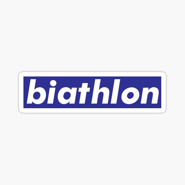 Biathlon Wintersport Sticker