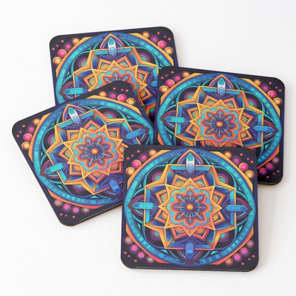 Item preview, Psychedelic Mandala Meditation with Luminous Water Symbolism designed and sold by SweetWhiskers.