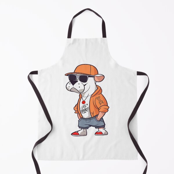 Item preview, Hip Dog Dressed in Rock Style designed and sold by Artwyz.