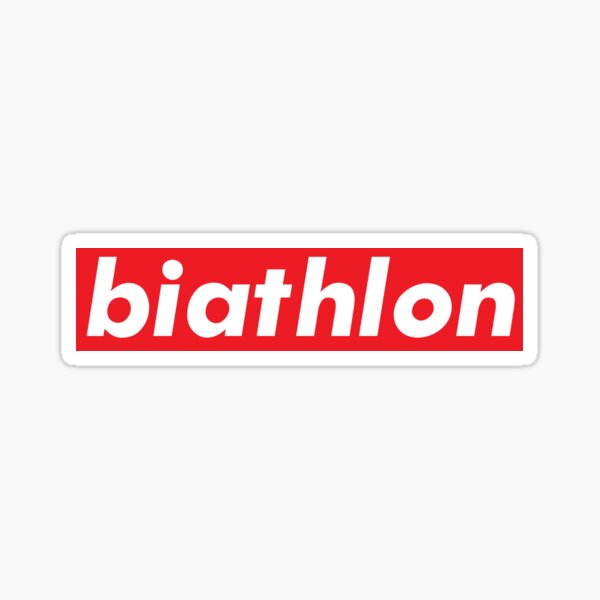 Biathlon Wintersport Sticker