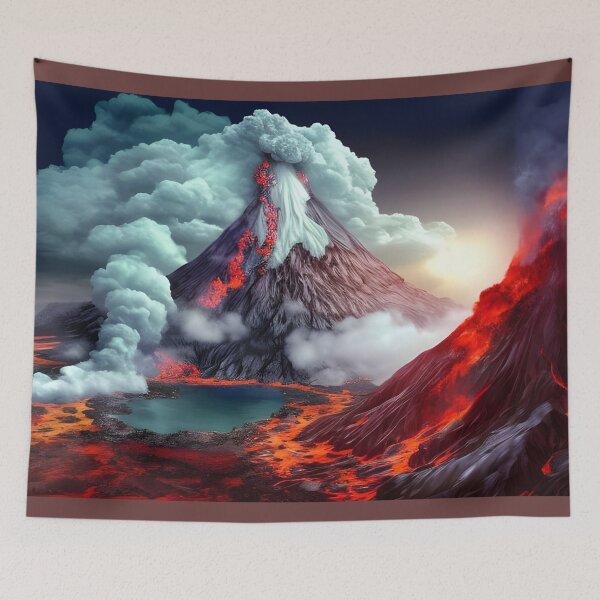 Item preview, Fury Unleashed: The Fiery Volcanic Inferno designed and sold by ZarliaShop.