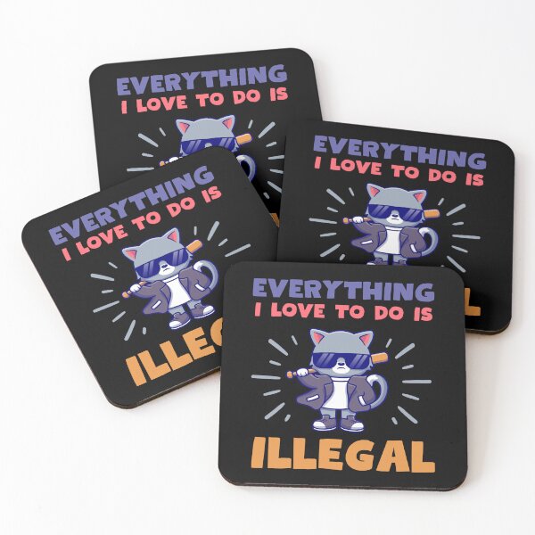 Item preview, Everything I Love to Do Is Illegal: Exploring Forbidden Desires and Illicit Passions designed and sold by Drzamag.