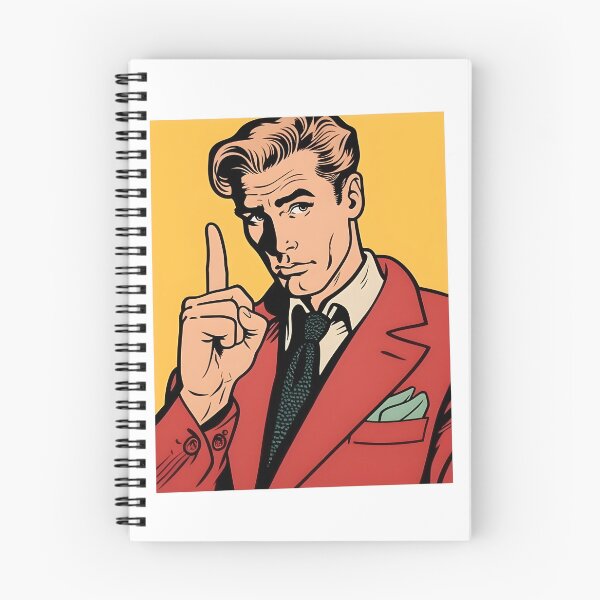 Item preview, Pop Art Warning Man - Bold Message Sticker designed and sold by UrsaStick.