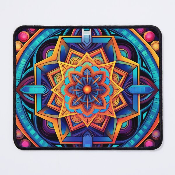 Item preview, Psychedelic Mandala Meditation with Luminous Water Symbolism designed and sold by SweetWhiskers.