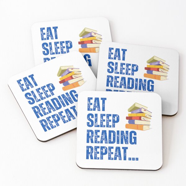 Item preview, Eat sleep reading repeat  designed and sold by Azrou shop.