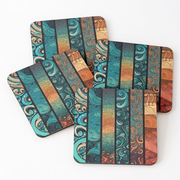Item preview, Vintage Multi - pattern  designed and sold by kalindiStore.