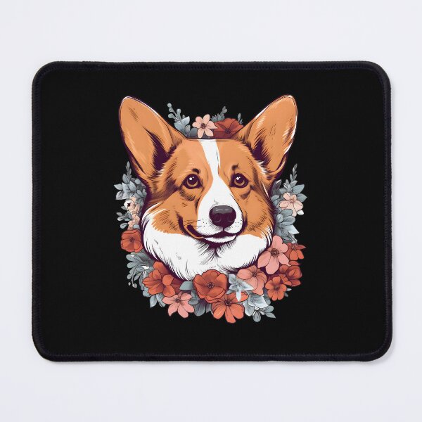 Item preview, Cute Corgi Flower Design designed and sold by MysteriousJ.