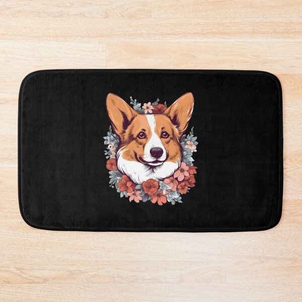 Item preview, Cute Corgi Flower Design designed and sold by MysteriousJ.