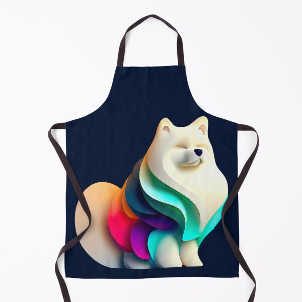 Item preview, Abstract Samoied: Vibrant and Coloreful Art - Dogs Portrait designed and sold by Woof-n-Wear.