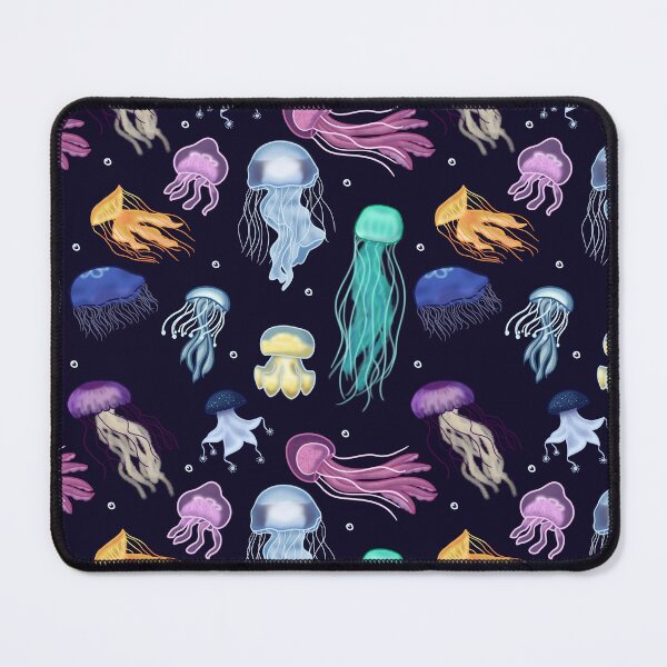 Item preview, Little Multicoloured Jellyfish Pattern designed and sold by InkyFlower.