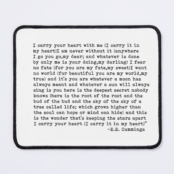Item preview, E. E. Cummings Quote  designed and sold by Clas6.