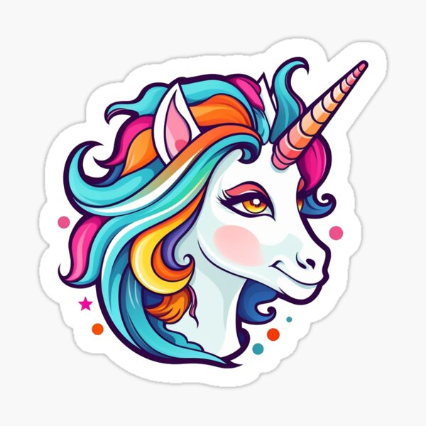 Unicorn Printable Stickers for Sale | Redbubble