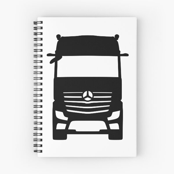 Item preview, Mercedes Actros MB5 black silhouette designed and sold by EdimDesign.