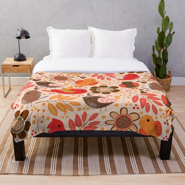 Item preview, Birds and Flower Pattern designed and sold by cooldesigns2022.