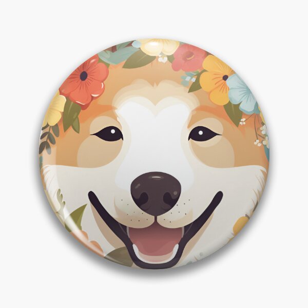 Item preview, Cute Samoyed Flower Design designed and sold by MysteriousJ.