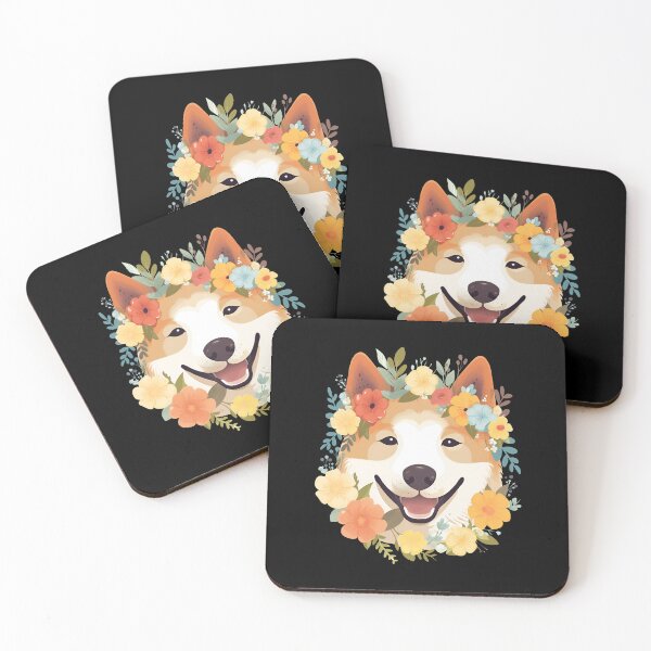 Item preview, Cute Samoyed Flower Design designed and sold by MysteriousJ.