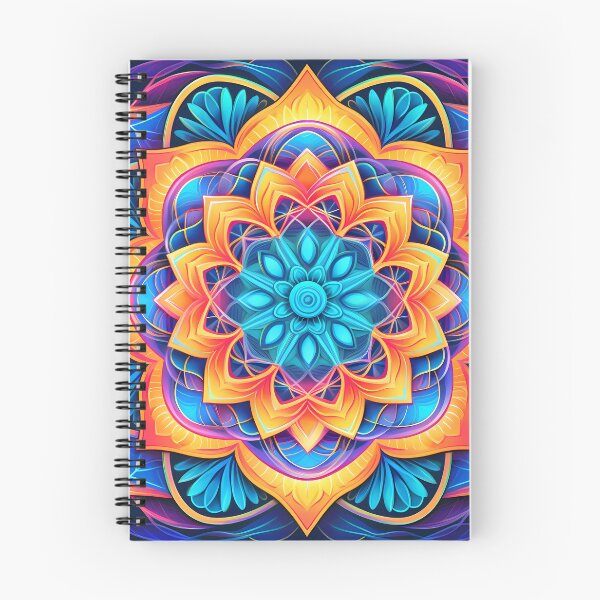 Item preview, Vibrant Cubo-Futuristic Mandala with Luminous calming Symbolism designed and sold by SweetWhiskers.