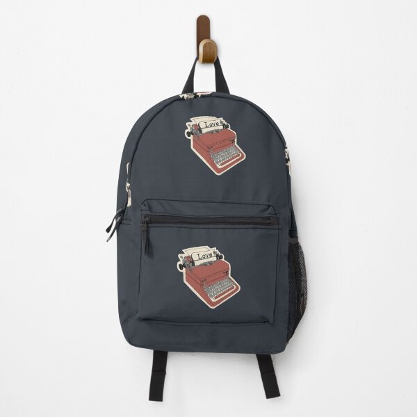Item preview, Love Typewriter Retro Coral Red designed and sold by leonardoscompas.