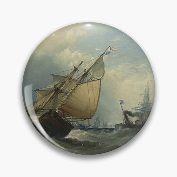 Item preview, Off Sandy Hook by Edward Moran designed and sold by tomorrowsart.
